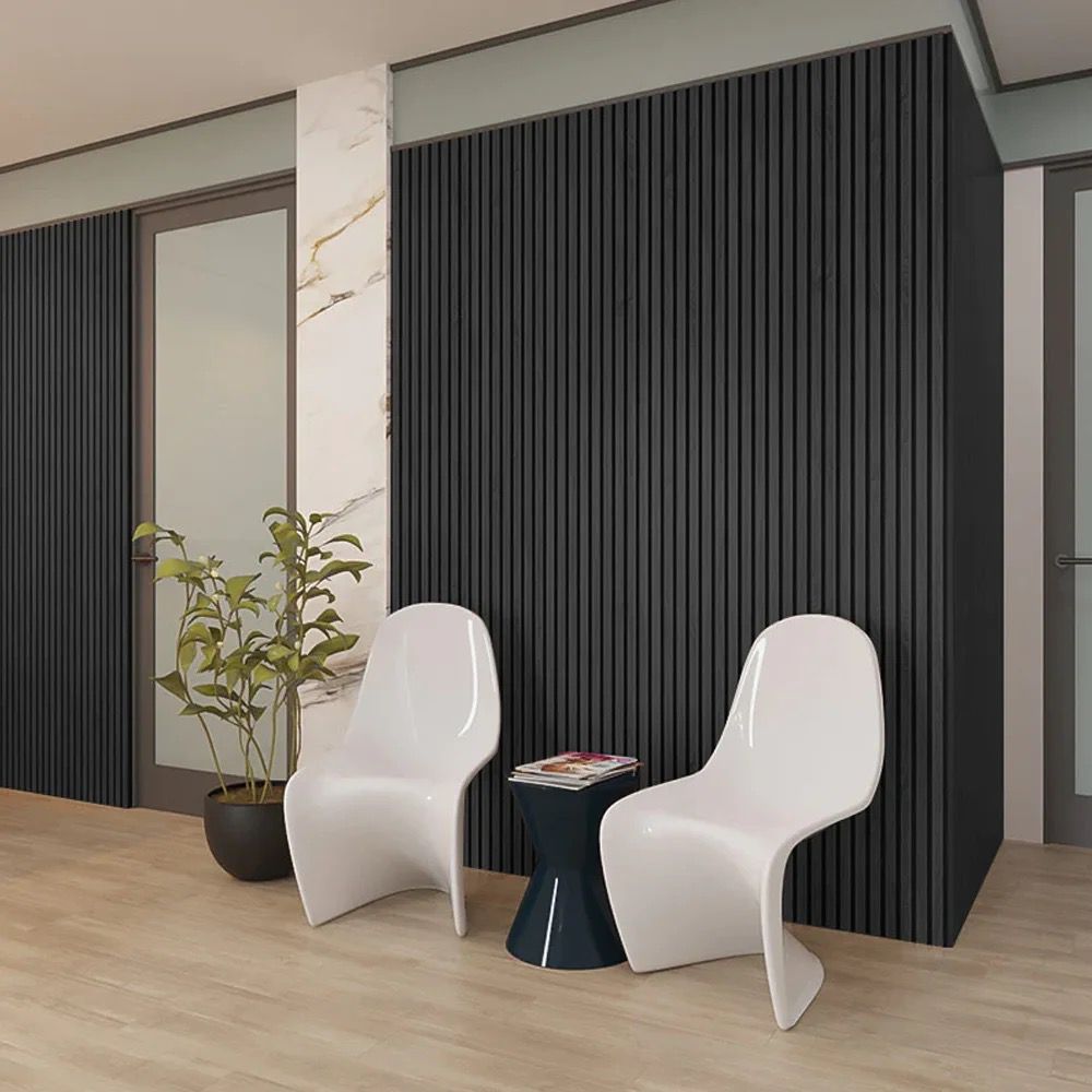 dark wood wall panels