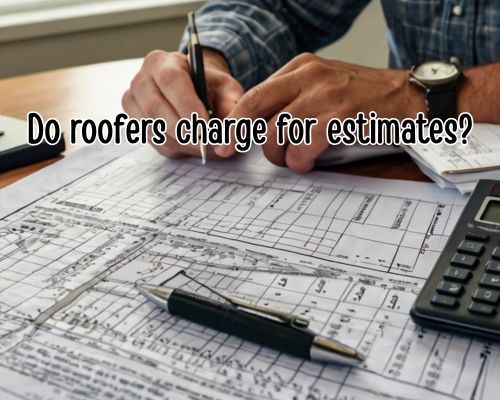 a roofing contactor doing roof estimate